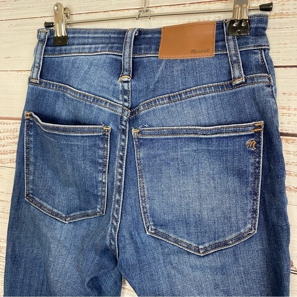 MADEWELL CURVY HIGH RISE SIZE 24p ANKLE / CROPPED SKINNY JEANS - Picture 6 of 9